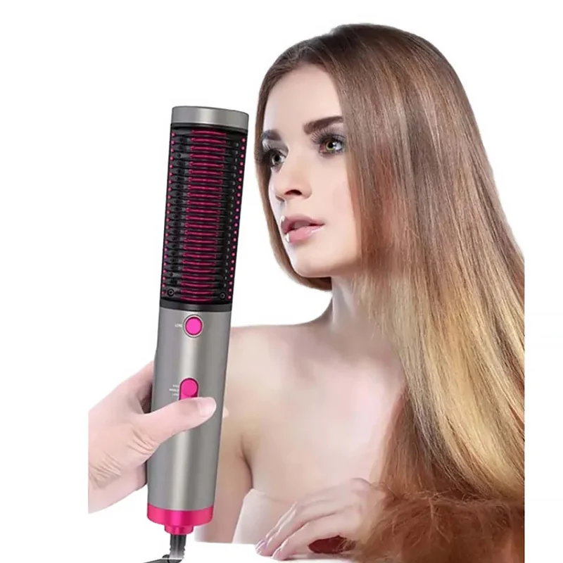 Žehlička na vlasy kefa kulmofén HOT AIR BRUSH zelená