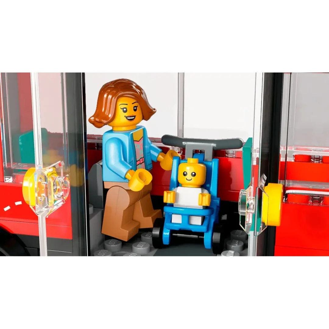 LEGO® City 60407 Červený dvojposchodový vyhliadkový autobus