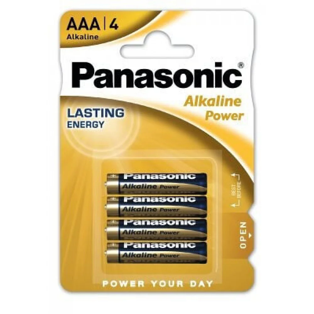 Baterie Panasonic Power LR03/AAA - bateria alkaliczna 4 szt. - Panasonic 3 balenia
