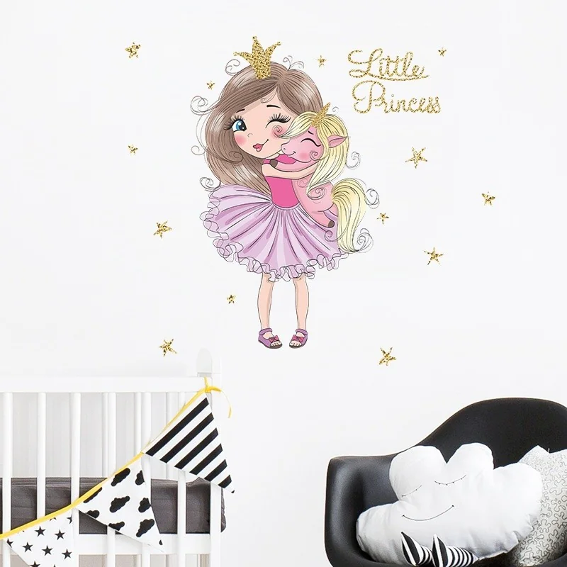 Samolepka na stenu/Tapeta Little Princess