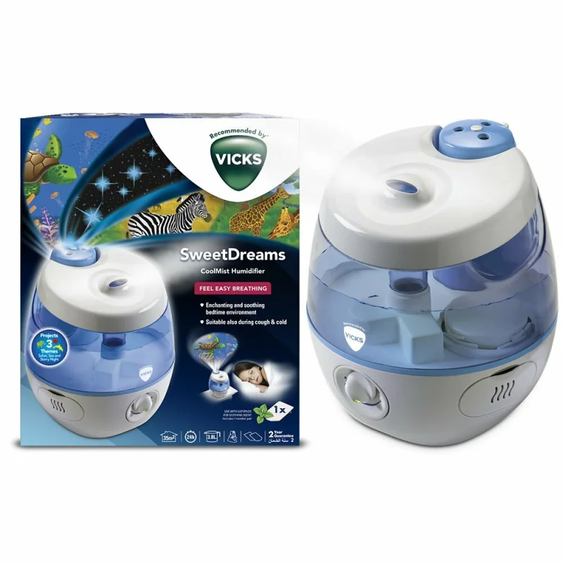 VICKS SWEETDREAMS COOL MIST VUL575, Ultrazvukový zvlhčovač vzduchu s projektorom 