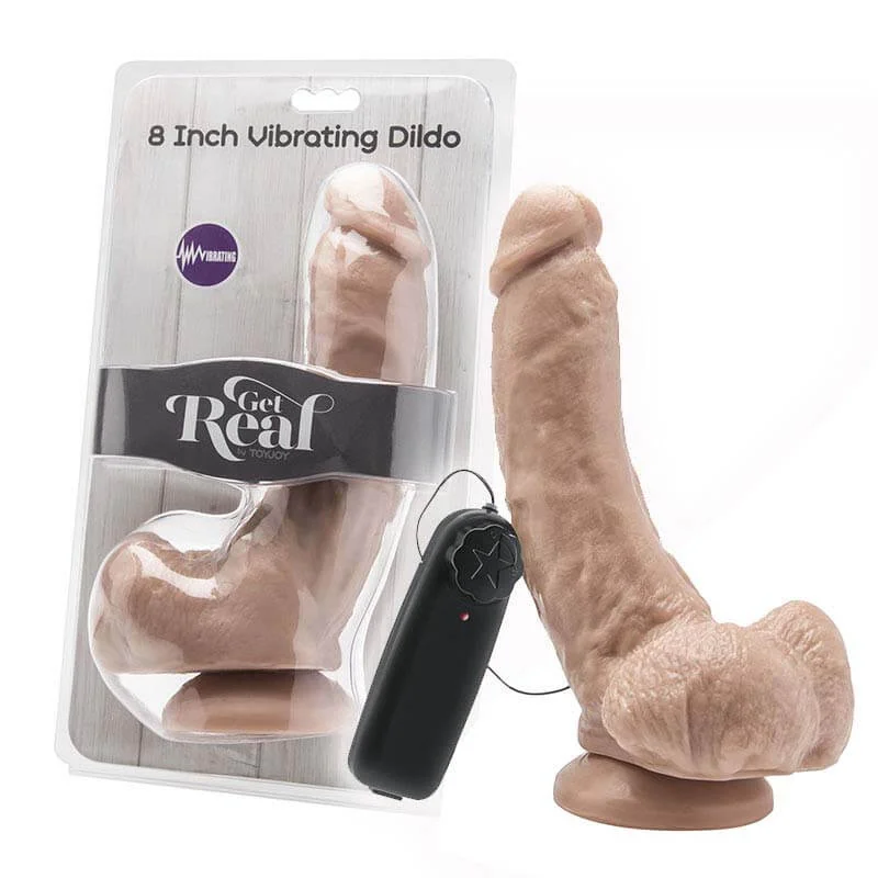 TOYJOY vibračné dildo 8 palcov