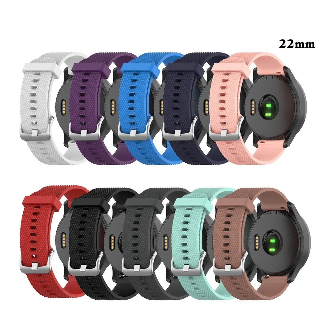BStrap Silicone Land remienok na Garmin Vivoactive 3 black