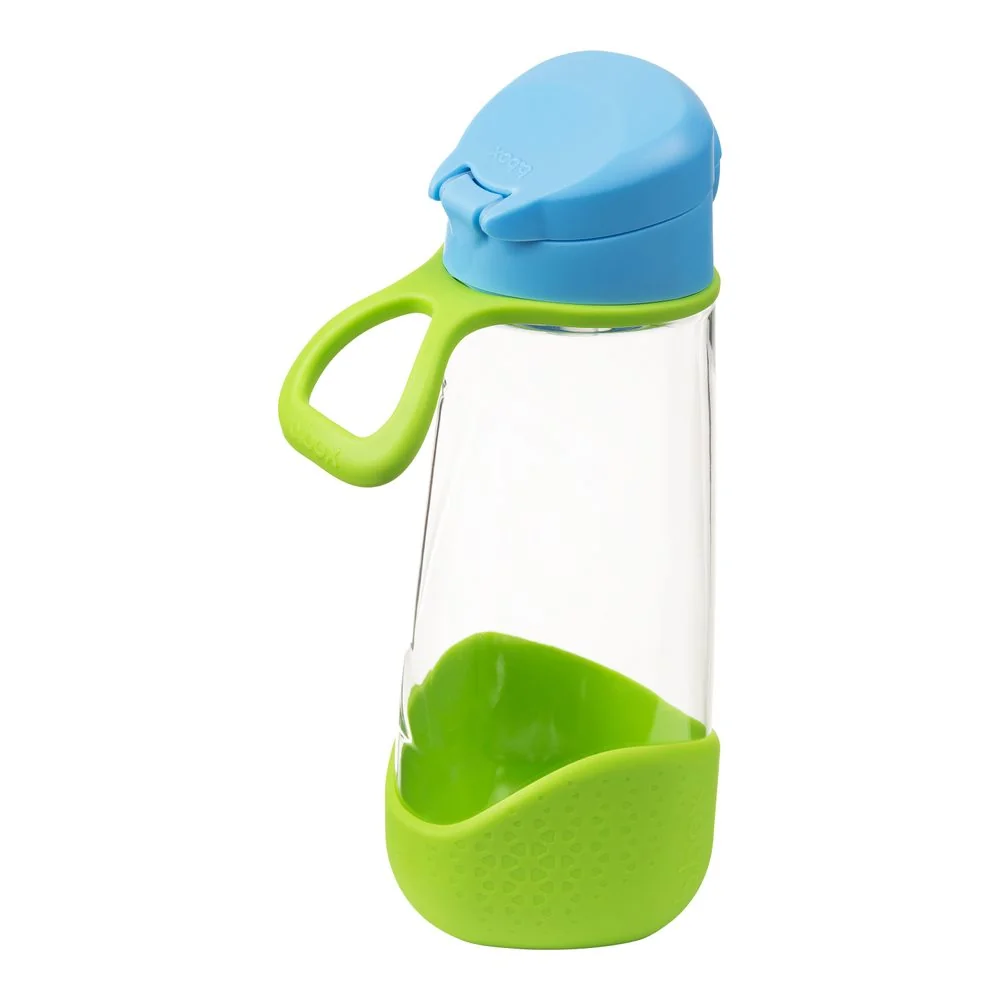 Športová fľaša na pitie 600 ml modrá/zelená
