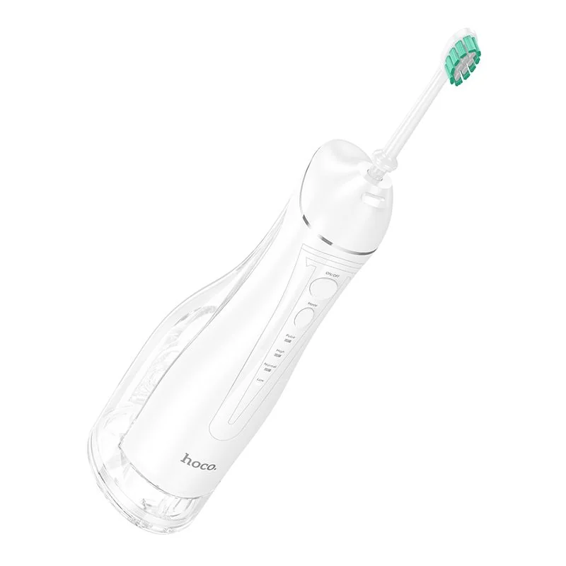 Ústna sprcha 300 ml so 7 nadstavcami, biela