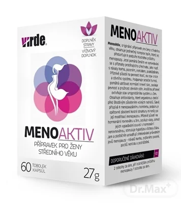 VIRDE MENOAKTIV 1×60 cps, výživový doplnok