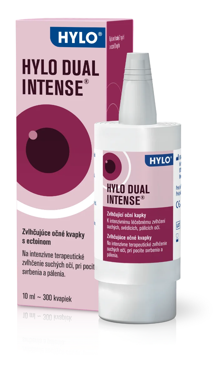 HYLO DUAL INTENSE očné kvapky 1×10 ml, zvlhčujúce