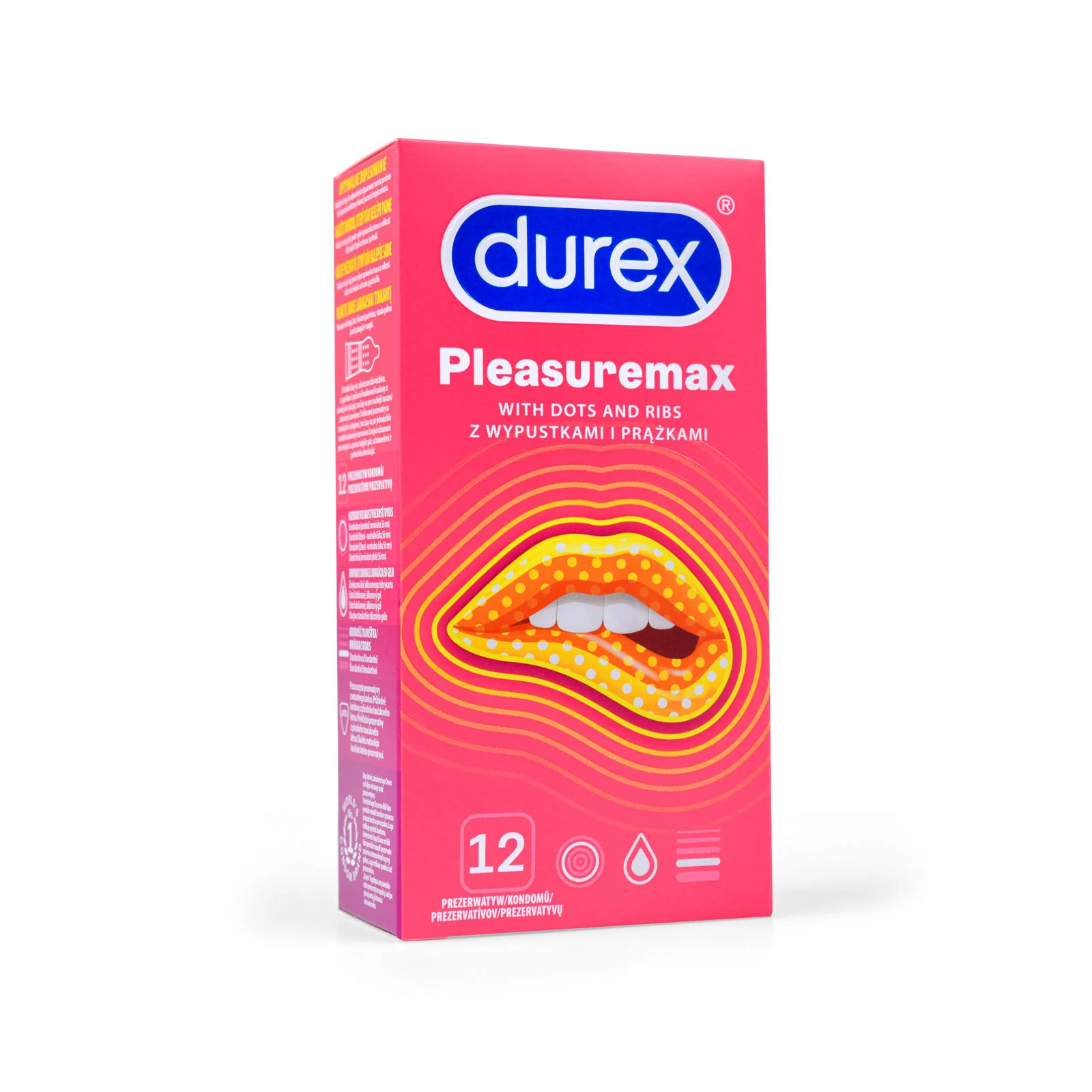 Kondómy - Durex Pleasuremax 12 ks