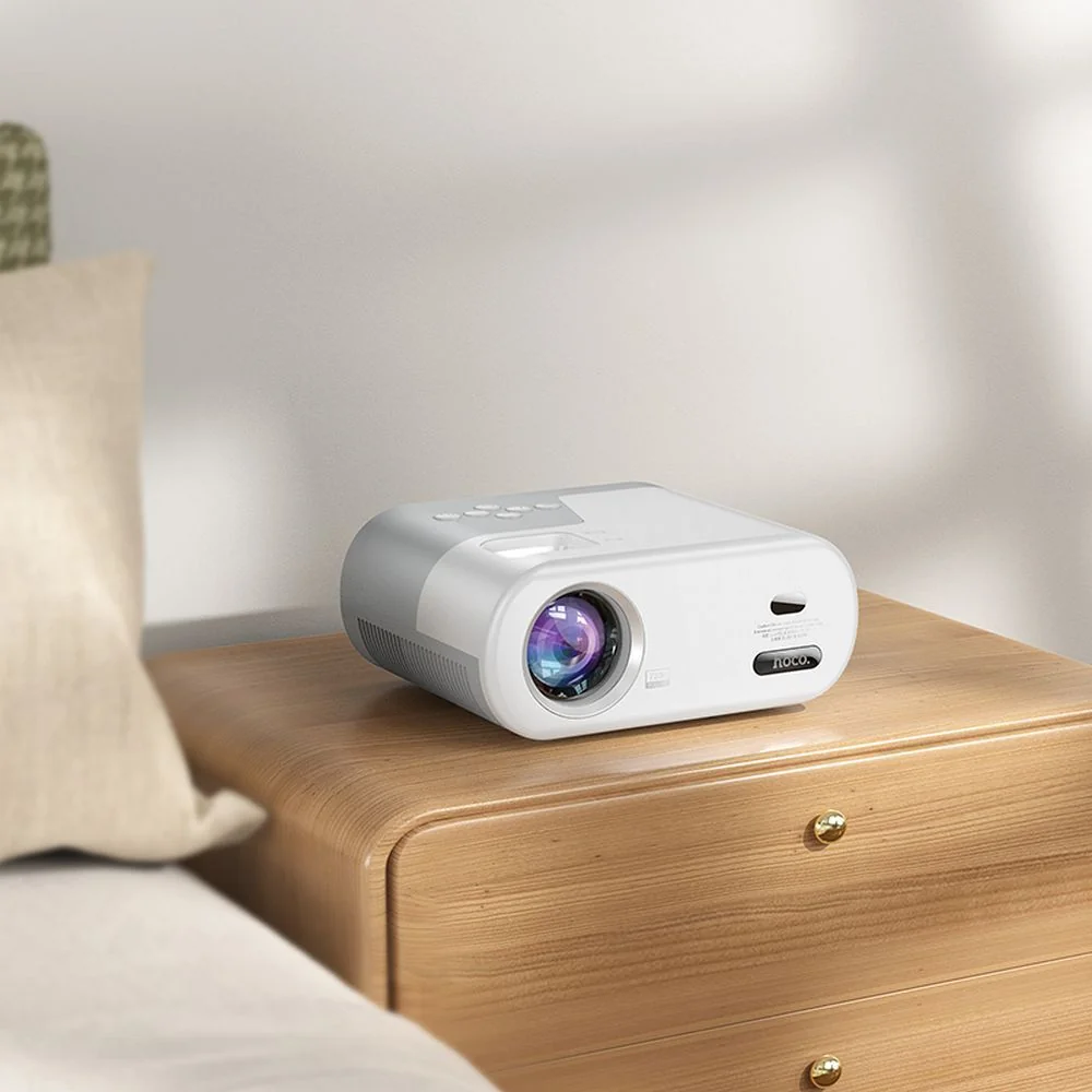 Hoco DT2 Bluetooth projektor Wi-Fi Android HD 720P, biely