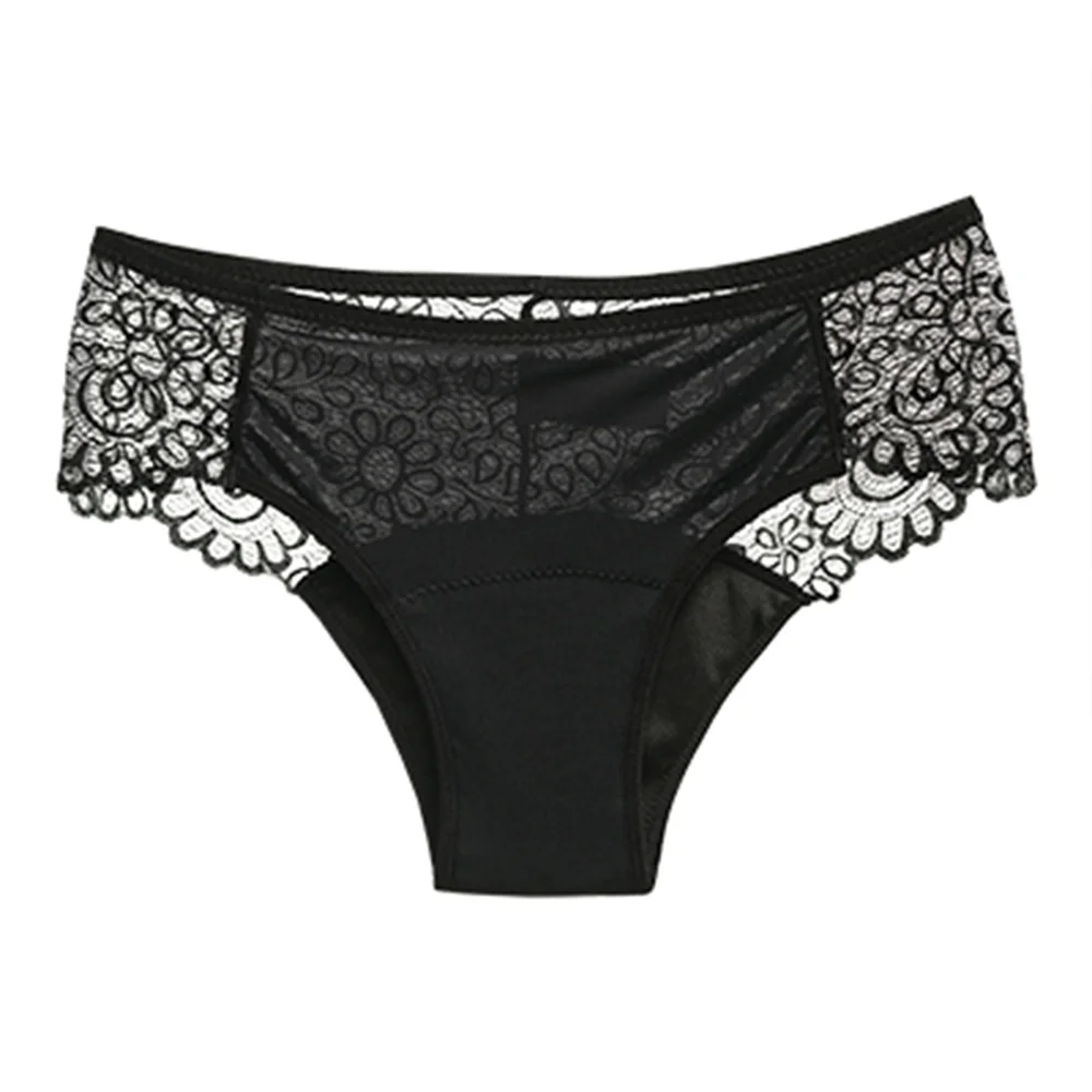 Relixa, menštruačné nohavičky s elastickou čipkou, GRACE, l Stredná absorp., prateľné, XS-4XL
