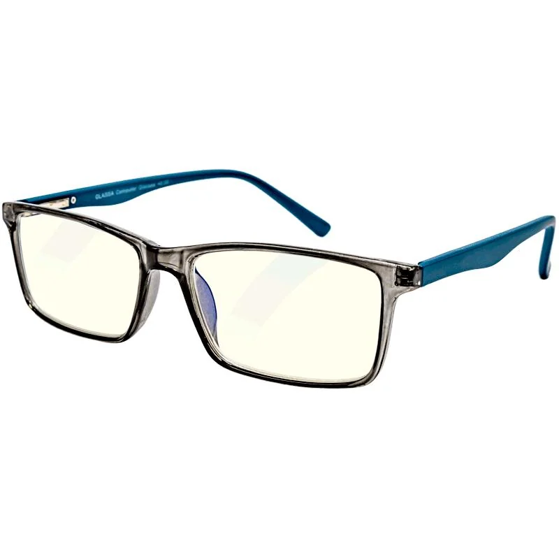 Okuliare na Počítač PCG08 modro/šedý plastový rám +1,5