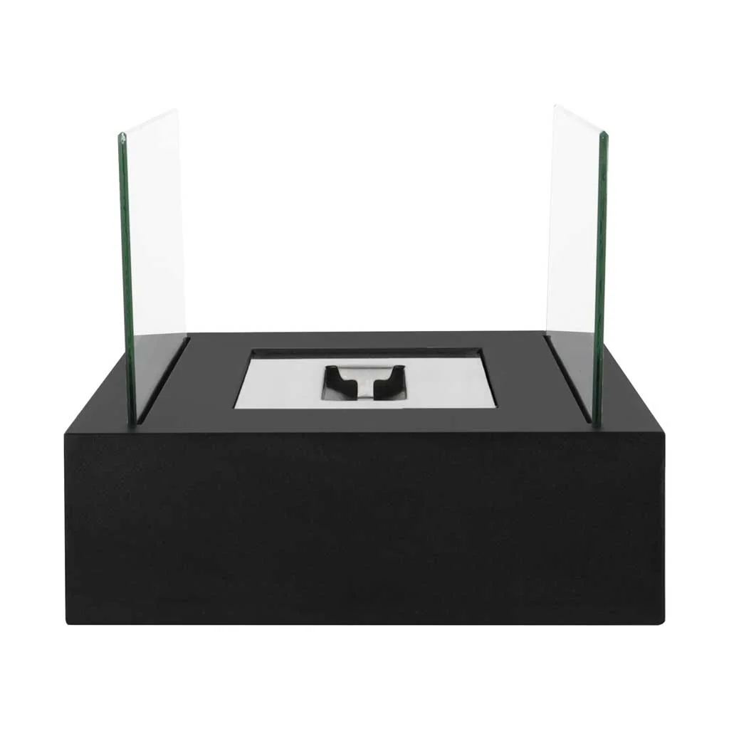 Stolový biokrb na biopalivo so sklom bezdymový 35×18×15 cm
