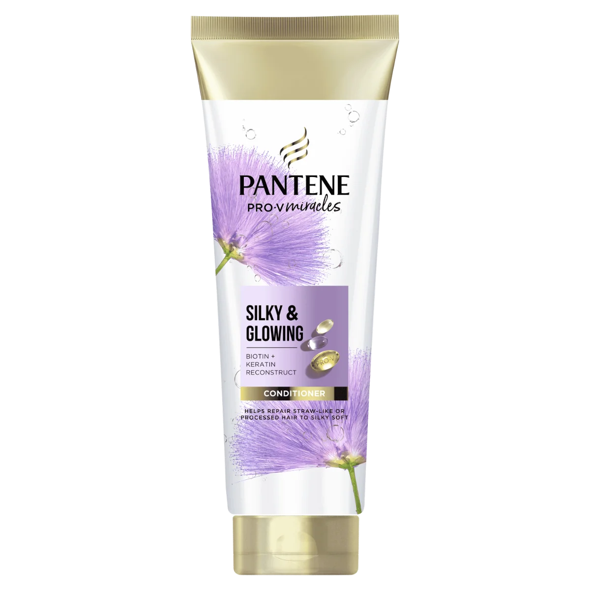 PANTENE SILKY&GLOW KONDICIO.BIOT.KERAT.RECON.160ML 1×160 ml, kondicionér