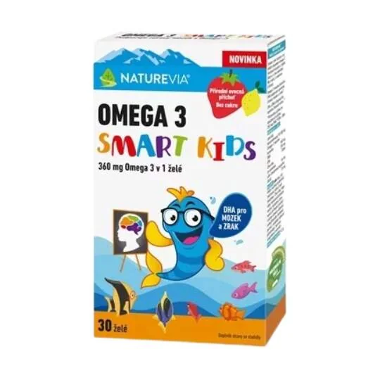NATUREVIA OMEGA 3 SMART KIDS želé 1x30 ks