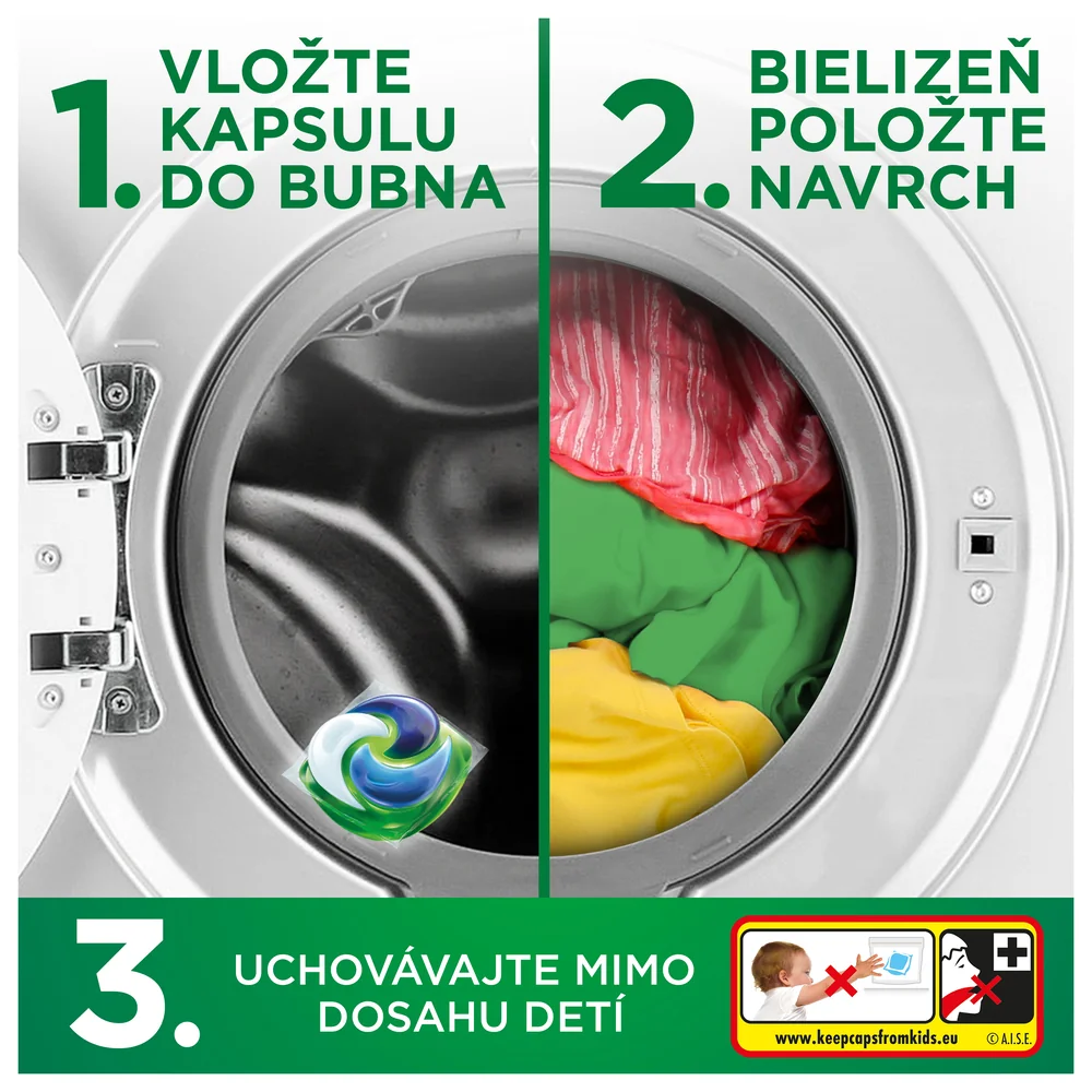 Ariel Extra Clean Allin1 + kapsuly na pranie, 88 praní 88 ks
