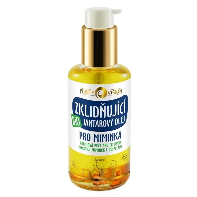 Purity Vision Bio Upokoj Jantárový Olej Baby 95ml 1×95 ml, jantárový olej