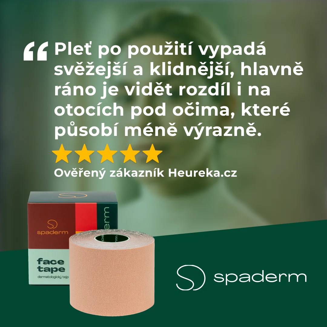 Spaderm Face Tape, tejpovacia páska na tvár, 5 cm x 5 m 1×1 ks