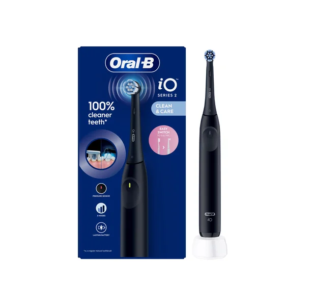 Oral-B iO 2 elektrická zubná kefka, čierna 1 ks