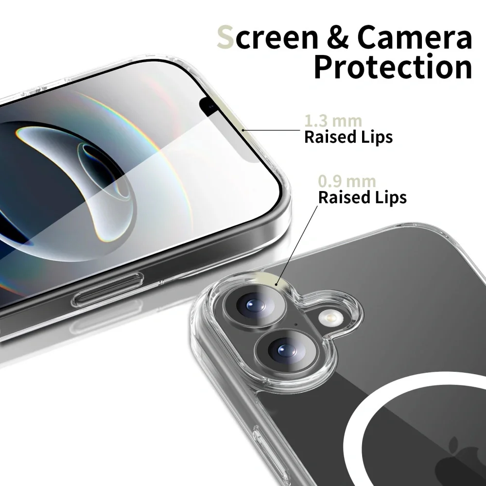 Tech-Protect FlexAir Hybrid MagSafe kryt na iPhone 17, priesvitný