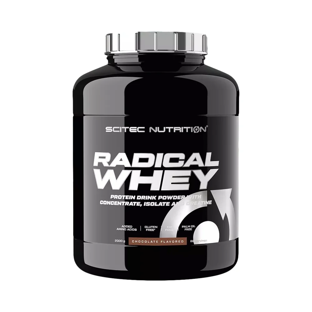 Scitec Nutrition Radical Whey 2000 g biela čokoláda-malina