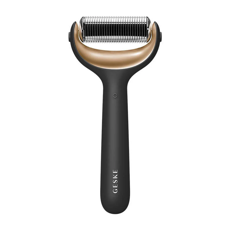 Geske MicroNeedle 8in1 smart valček na tvár a telo, šedý