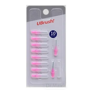 UBrush! - medzizubná kefka - 0,7 mm ružová 1×10 kusov