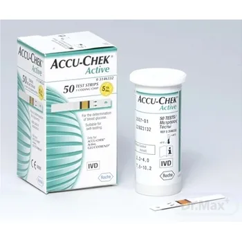 ACCU-CHEK Active Glucose 50 1×50 ks, testovacie prúžky do glukomera