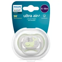 Philips AVENT Cumlík Ultra air obrázok 6-18m veľryba 1ks