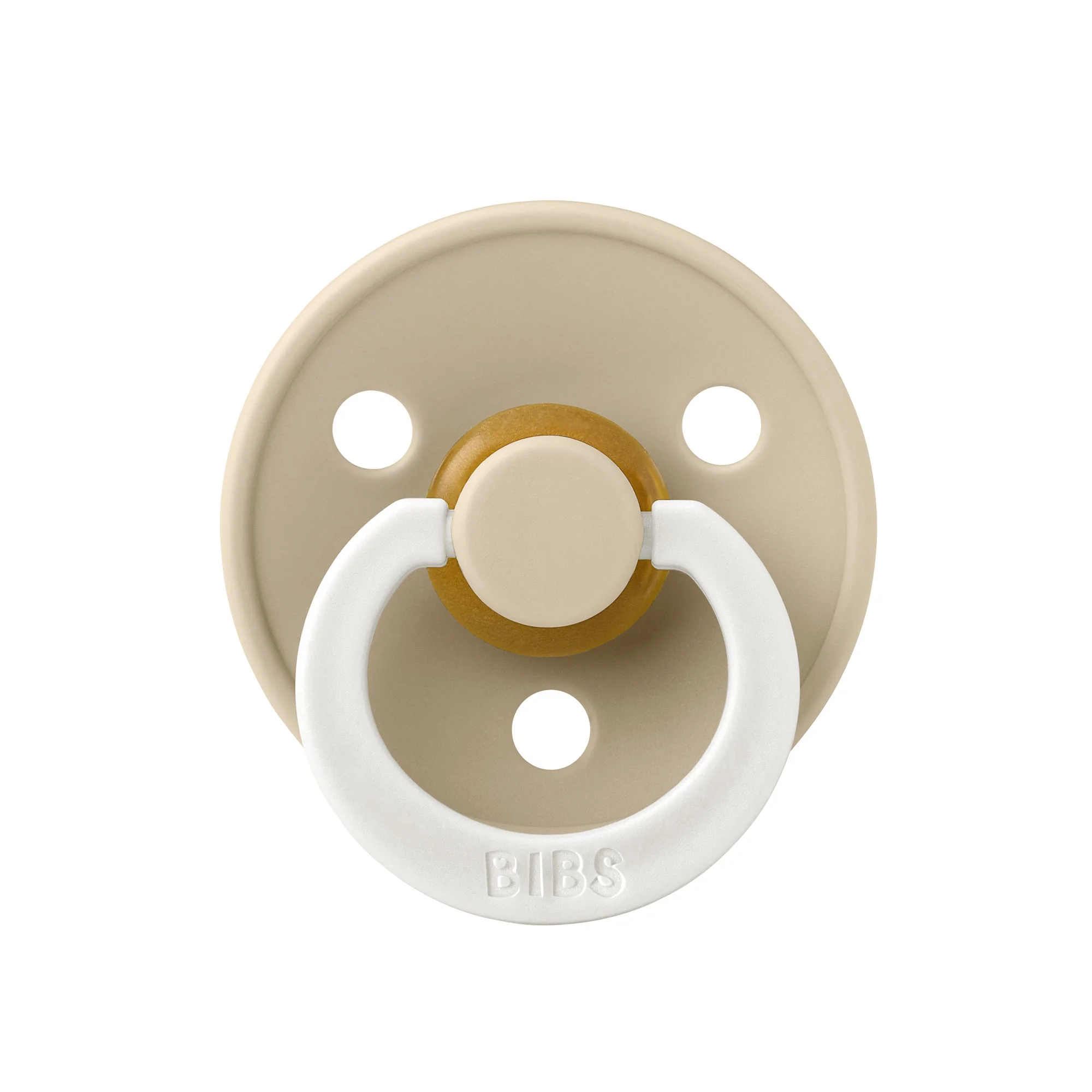 BIBS Colour cumlík z prírodného kaučuku 1ks veľkosť 3 - Ivory