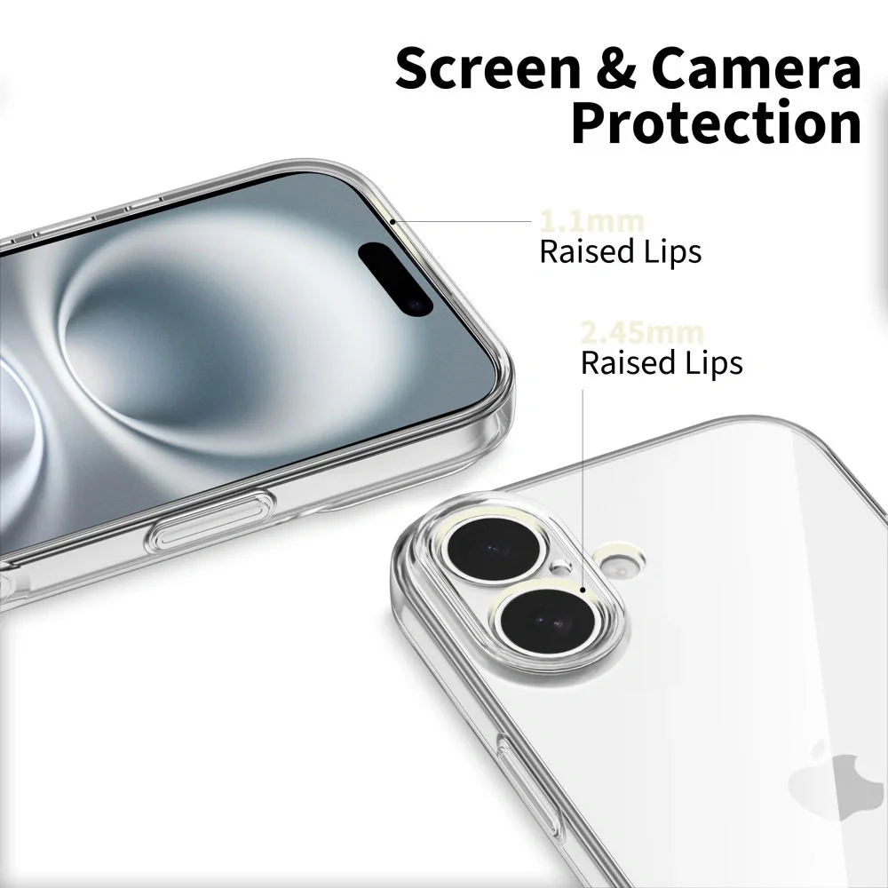 Tech-Protect FlexAir kryt na iPhone 17, priesvitný
