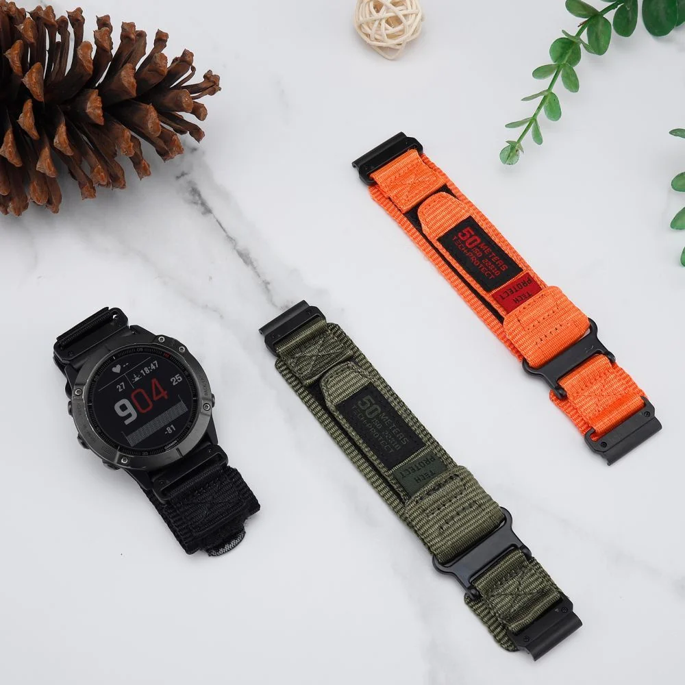 Tech-Protect Scount Pro remienok na Garmin Fenix 5 / 6 / 6 Pro / 7 orange