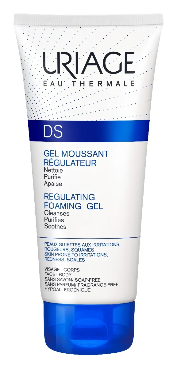 URIAGE DS Regulating Foaming Gel, 150ml 1×150 ml, upokojujúci gél pre suchú pokožku hlavy