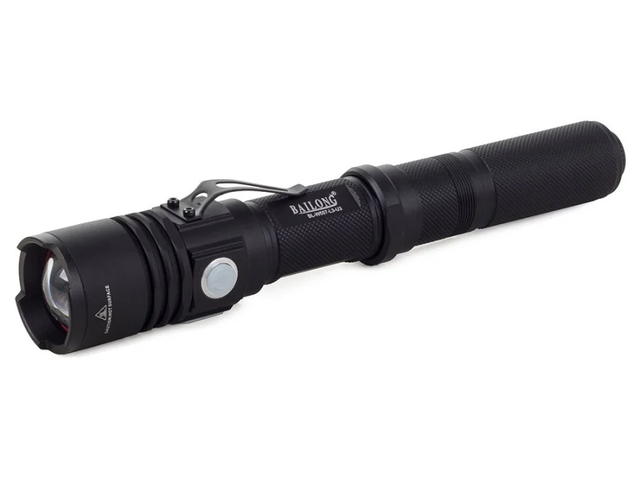 Taktická nabíjateľná baterka CREE LED USB XM-L3-U3