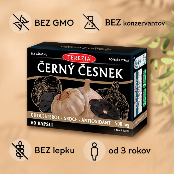 TEREZIA ČIERNY CESNAK 1×60 cps, výživový doplnok