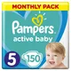 Pampers Plienky S5 Active Baby mesačné balenie (11 - 16 kg)