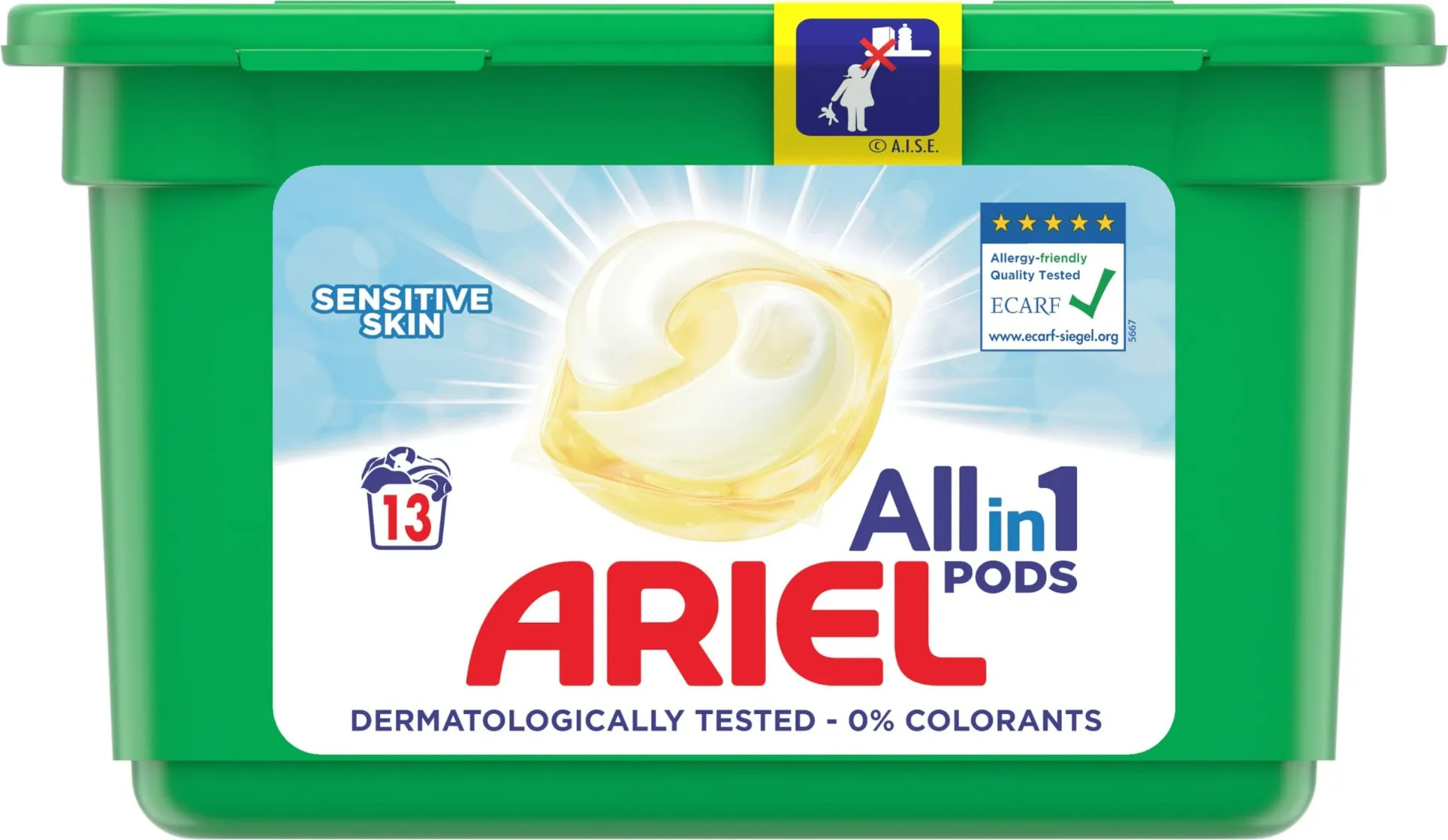 Ariel Gelové tablety Sensitive