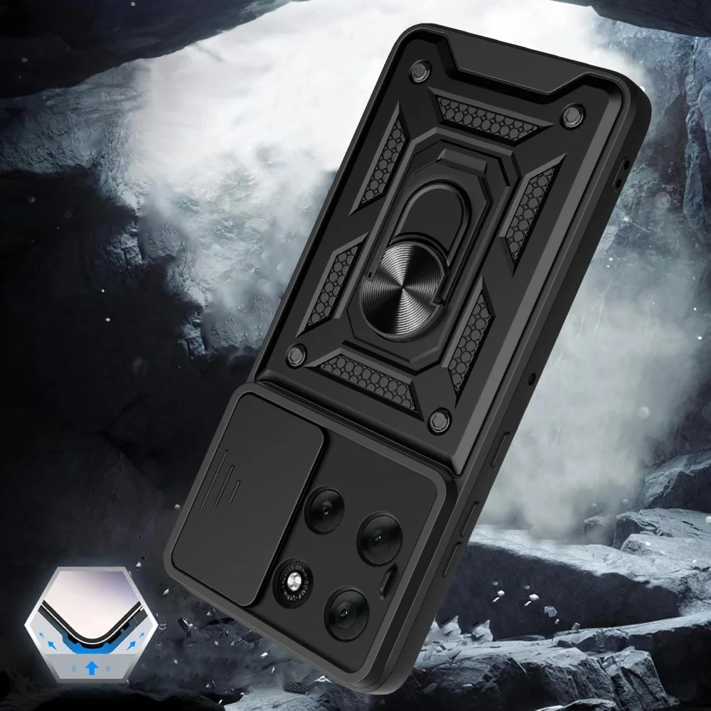 Tech-Protect Camshield Pro kryt na Motorola Moto G86 5G, čierny Čierna