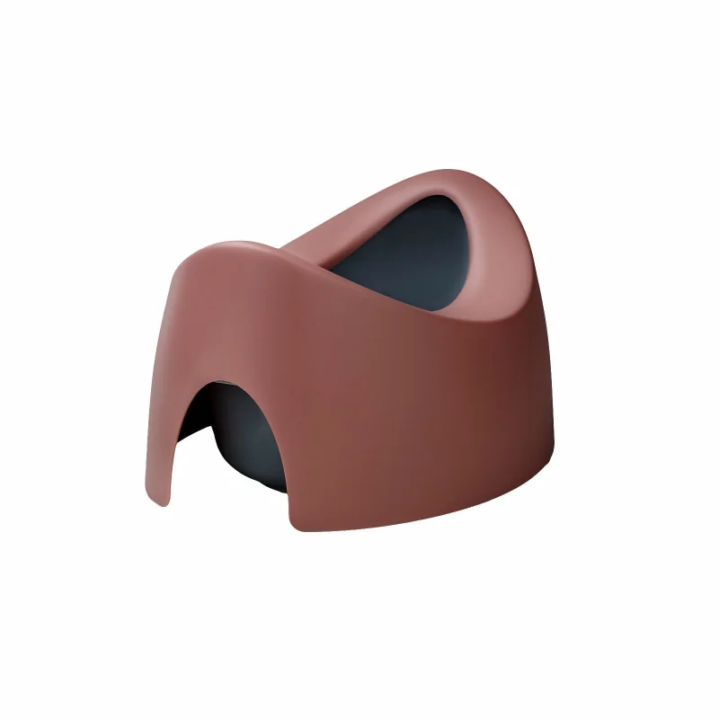Obojstranný, ergonomický nočník Teggi, ružová/sivá