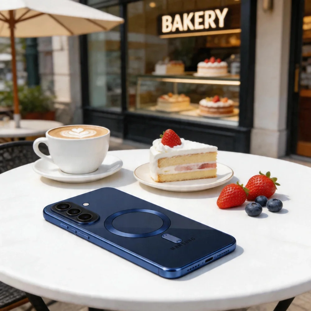Tech-Protect MagFlex MagSafe kryt na Samsung Galaxy A57 5G, tmavomodrý