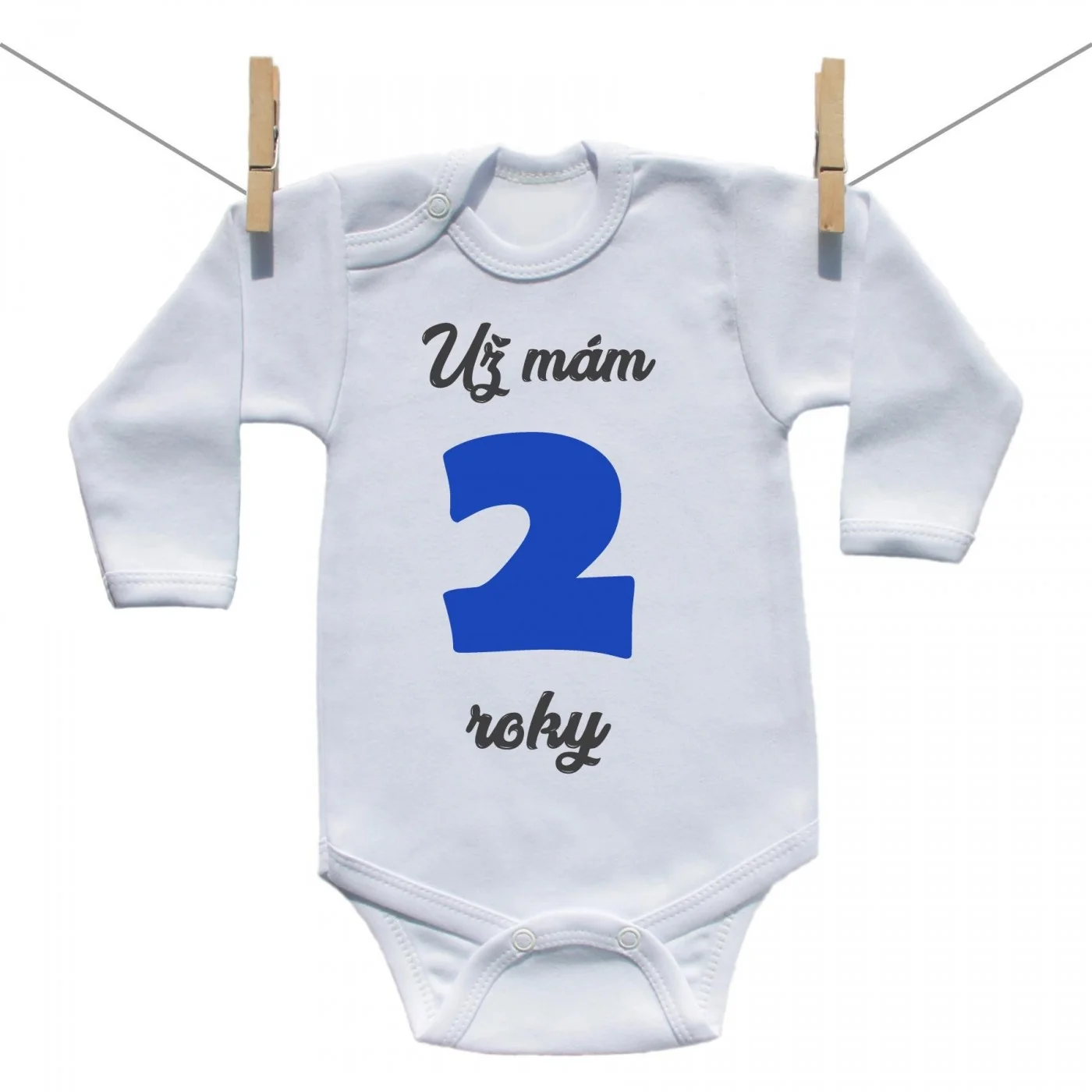 Boodyy Body s dlhým rukávom Už mám 2 roky Chlapec Veľkosť: 92