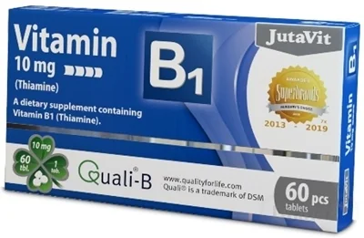 JutaVit Vitamín B1 10 mg 1×60 tbl, doplnok výživy