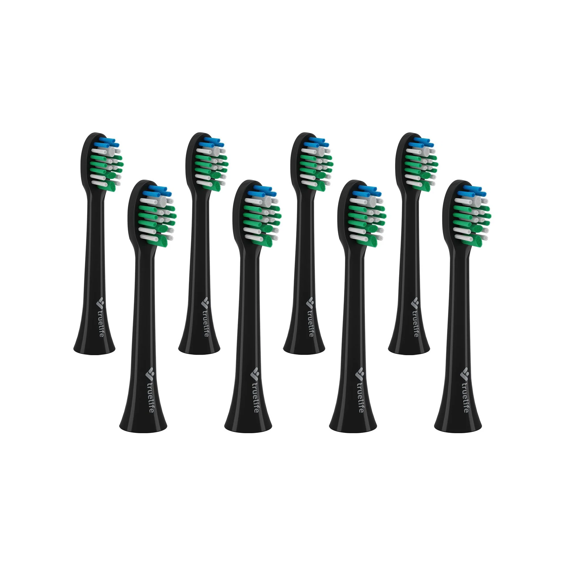 TrueLife SonicBrush Compact-series heads Standard black 8 pack 1×8 ks, náhradné hlavice