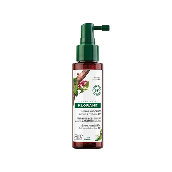 KLORANE Sérum s chinínom a BIO plesnivcom alpínskym 1×100 ml, sérum