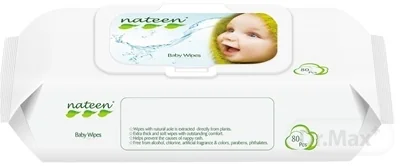 nateen Baby Wipes 1×80 ks, detské vlhčené obrúsky