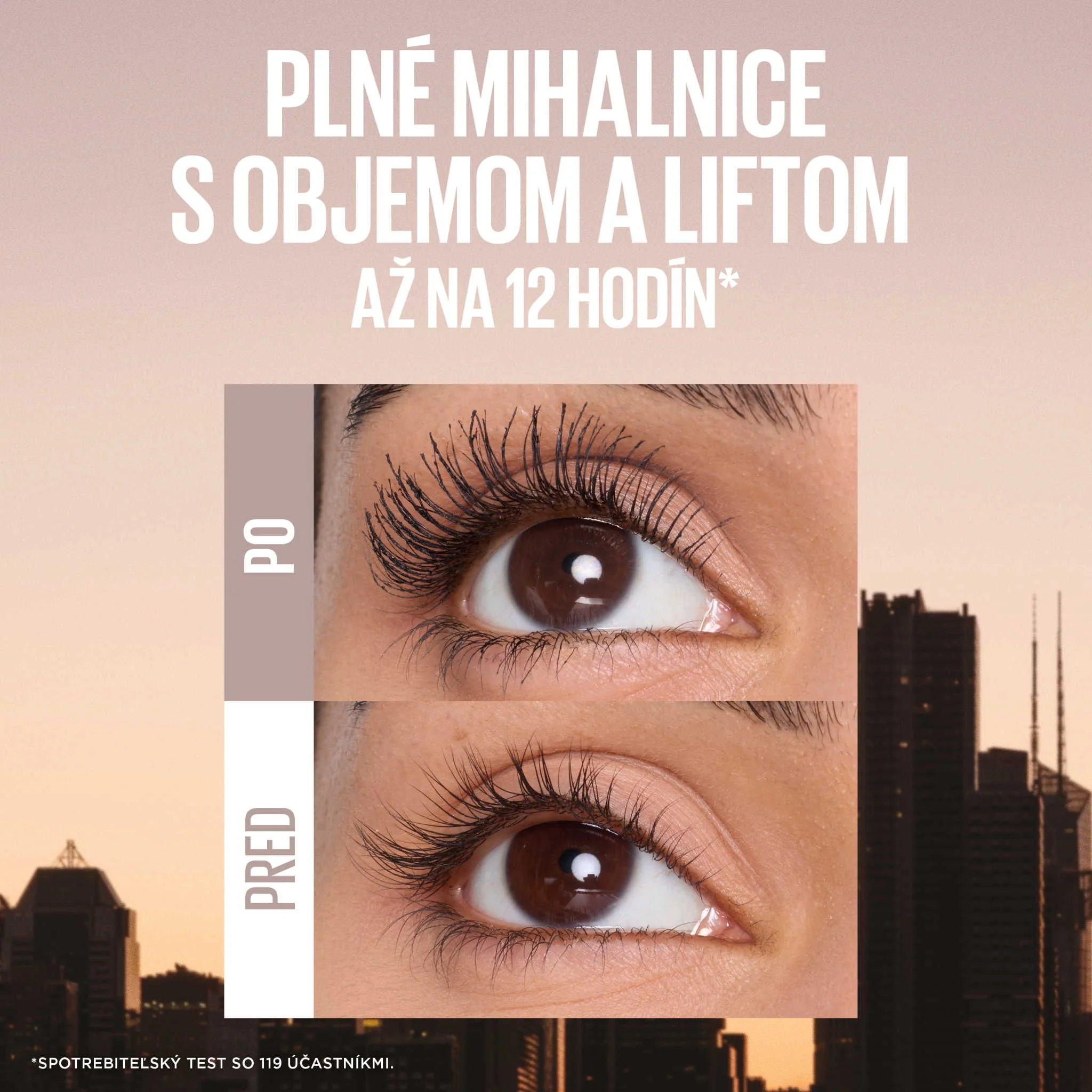 MAYBELLINE NY LASH SENSATIONAL BODY MASKARA CIERNA 9,5 ml