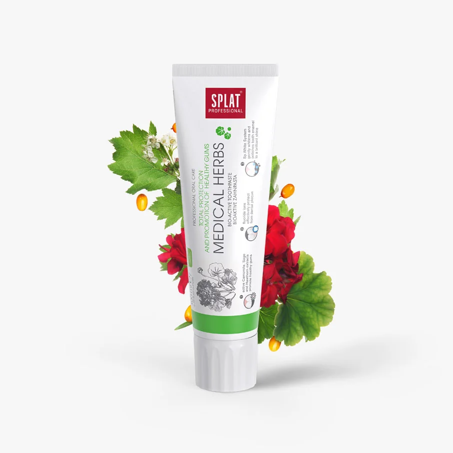 SPLAT PROFESSIONAL MEDICAL HERBS 1×100 ml, bioaktívna zubná pasta