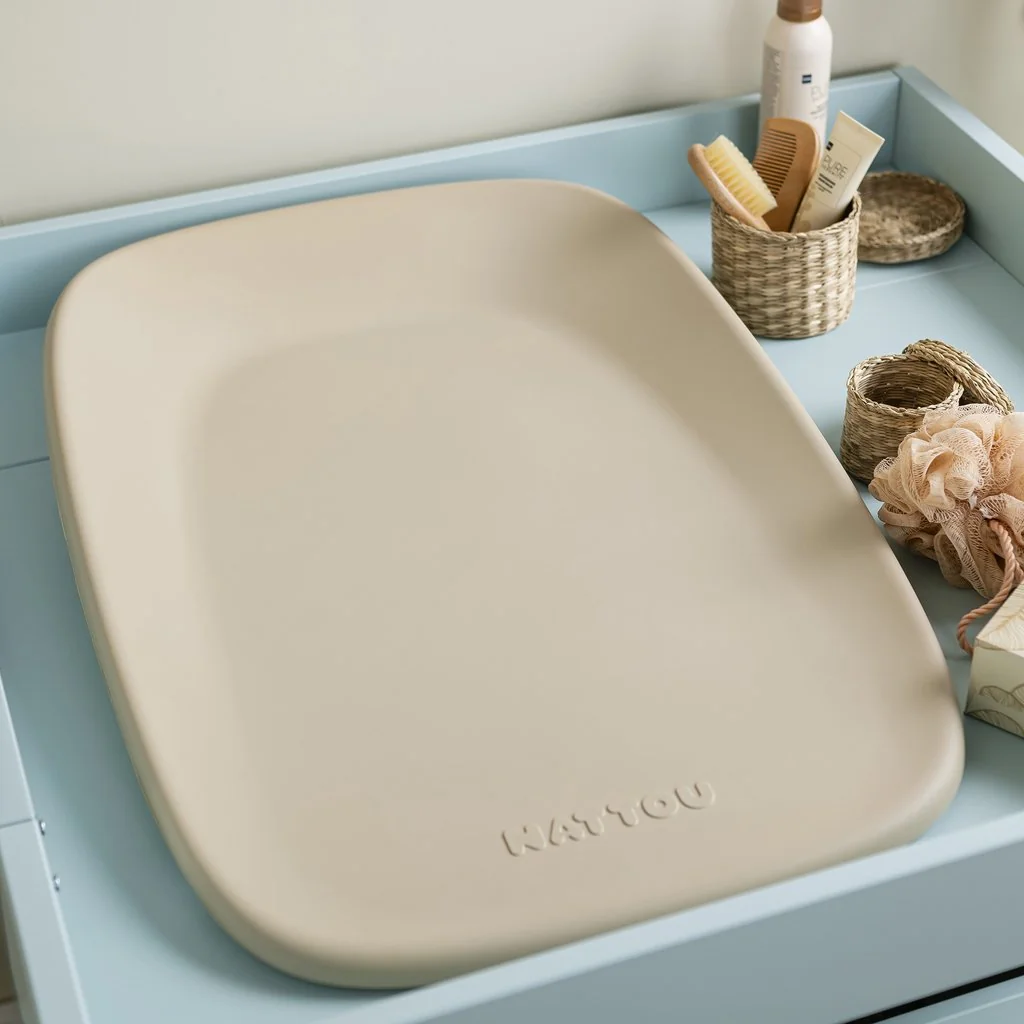 Podložka prebaľovacia mäkká Softy Beige bez BPA 50x70 cm