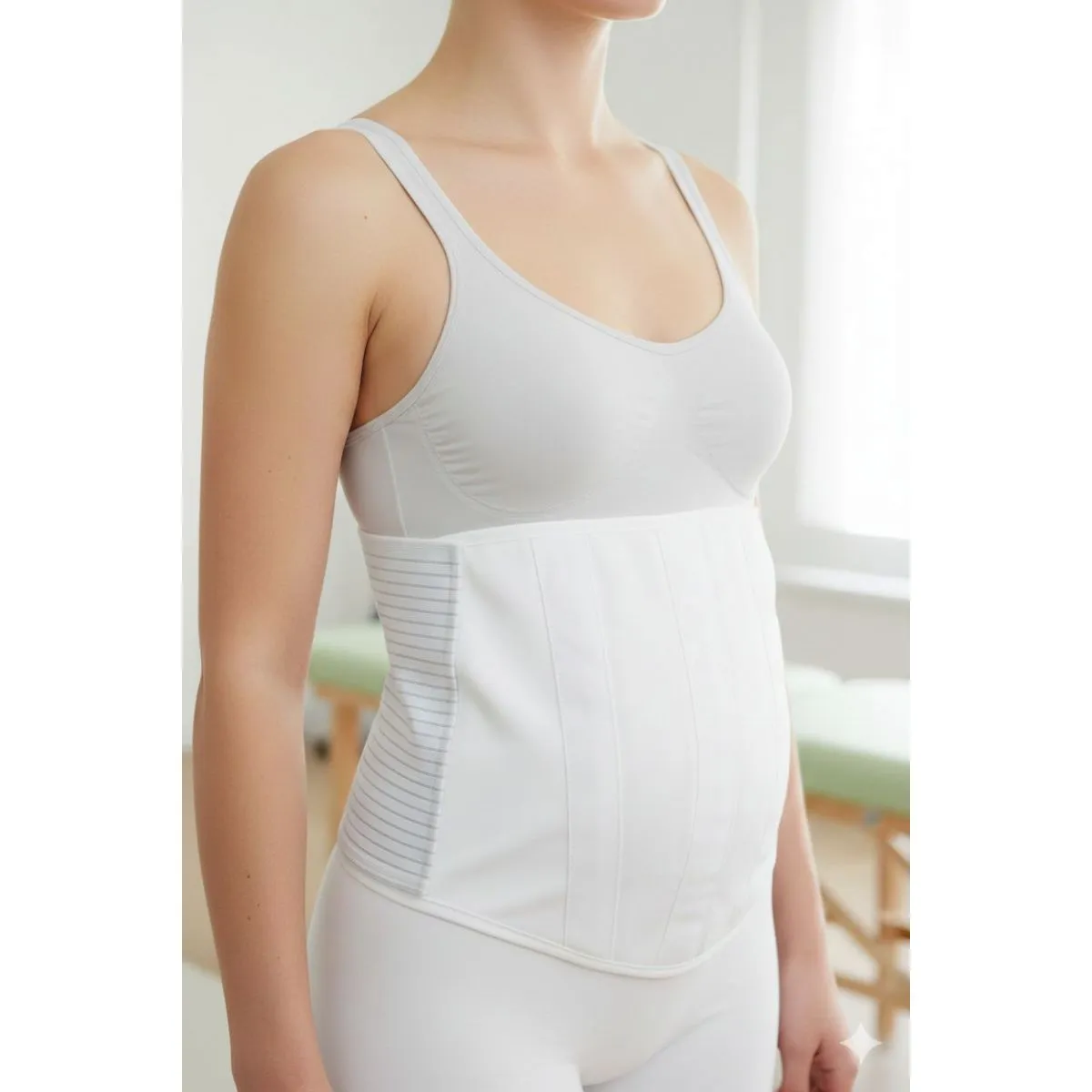 UNISEX Adaptabilný brušný prietržový pás LENDEN v výške 35 cm, Veľkosť: L