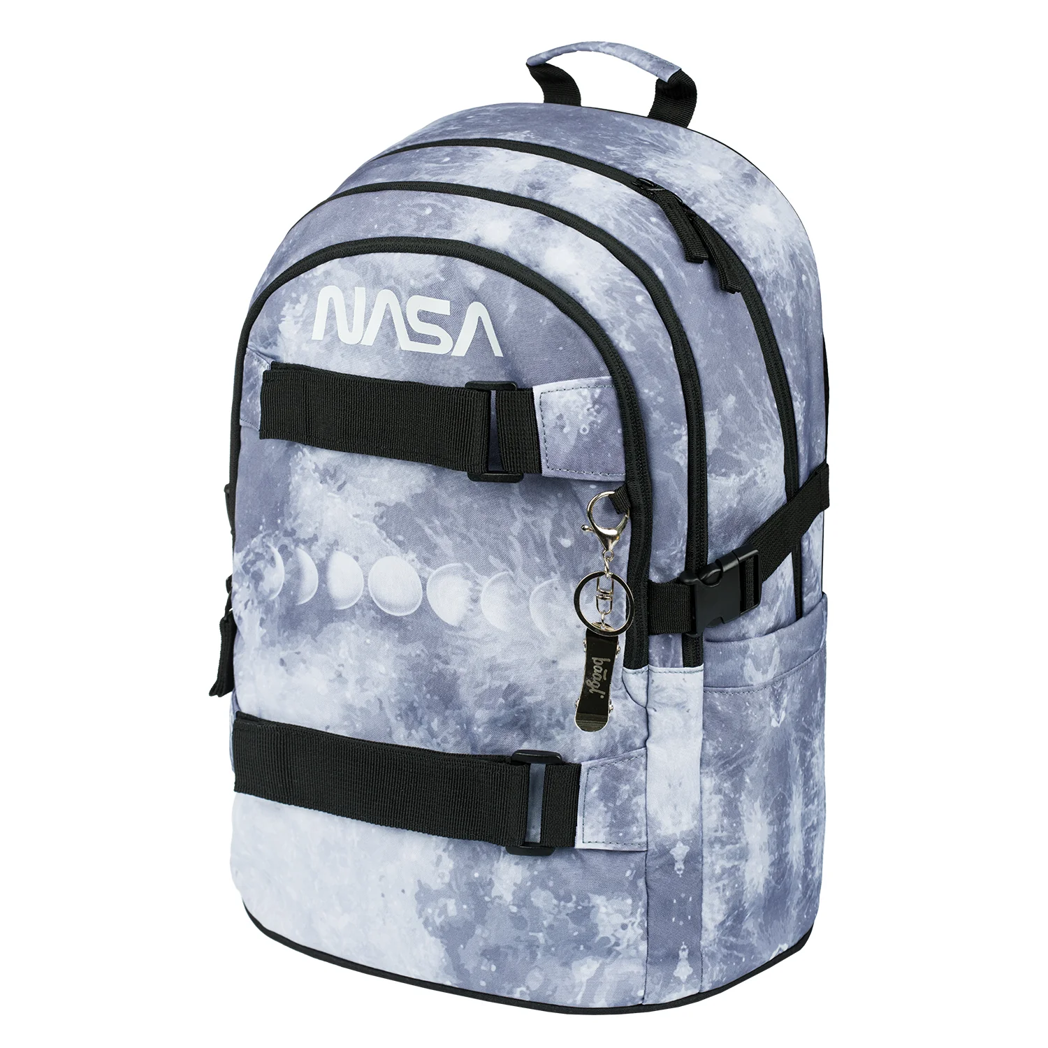 Baagl školský batoh Skate NASA Grey 25 l 45 x 30 x 13 cm