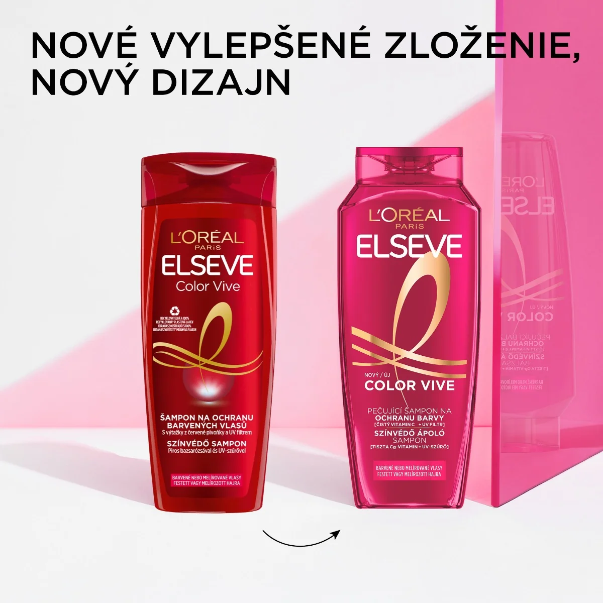 L'Oréal Paris Elseve Color Vive šampón 1×250 ml, šampón na farbené vlasy